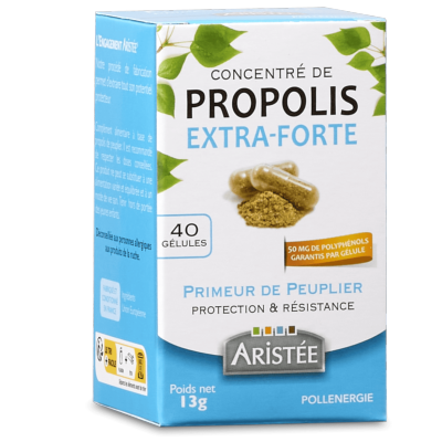 PROPOLIS EXTRA-FORTE DE PEUPLIER - 40 gélules