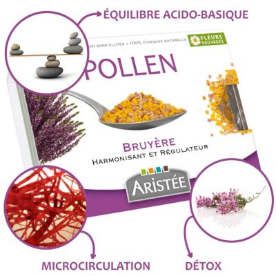Pollen congel  l'tat frais de bruyre Ariste