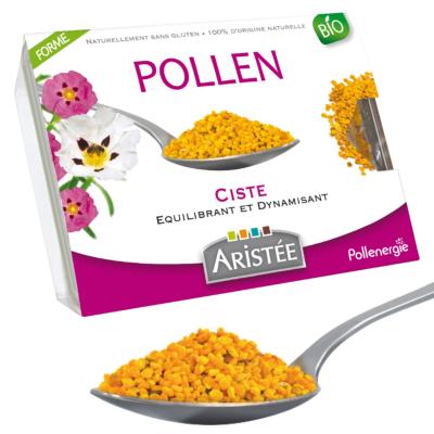 Pollen de ciste rcolt par les abeilles